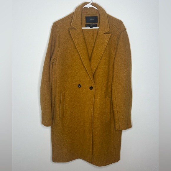J. crew 100% wool 16 xL- xxL Daphne Topcoat PeaCoat Jacket - Picture 2 of 10